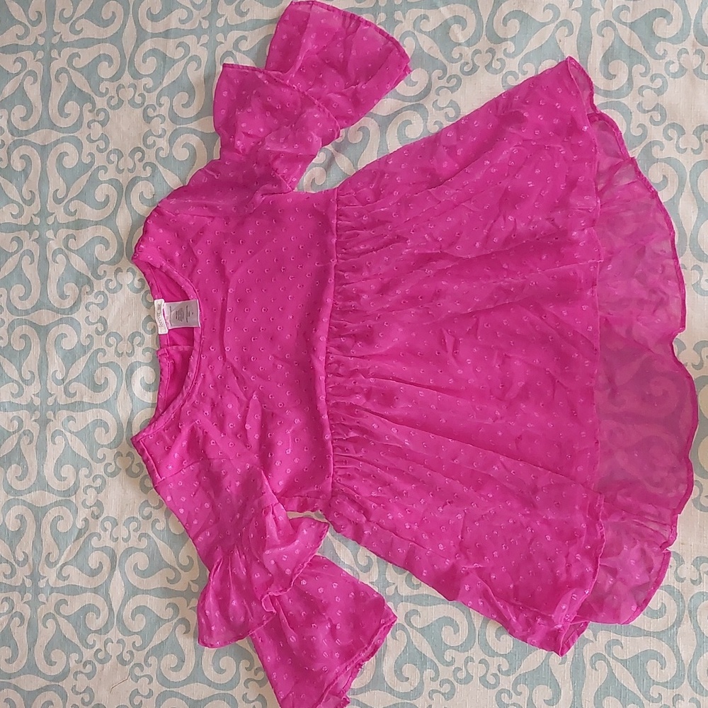 Forever me blouse, size 7/8, pink.